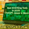 make a blog banner on the topic of - Best AI Writing Tools in 2025: ChatGPT, Jasper & More