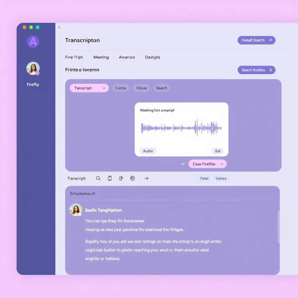 Fireflies.ai free tier showing meeting transcription